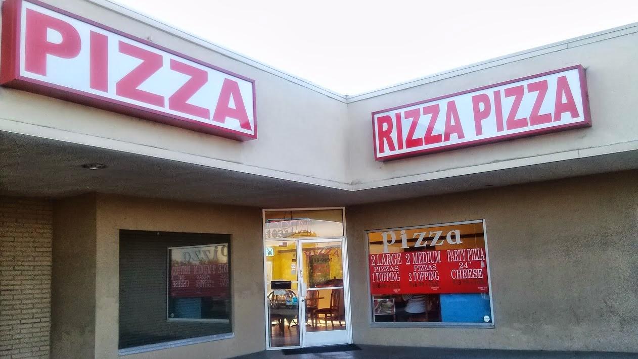 RIZZA PIZZA Menu